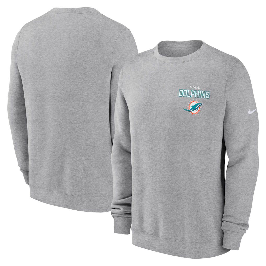2026 NFL Miami Dolphins round-neck sweatshirt 01->new york giants->NFL Jersey